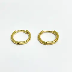 GENERICO - Aros Mujer Argollas Sofía Bañado en Oro Philippa Joyas