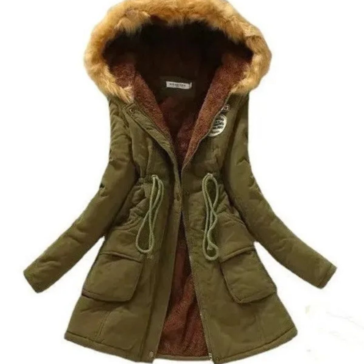GENERICO - Chaqueta army mujer chiporro verde militar