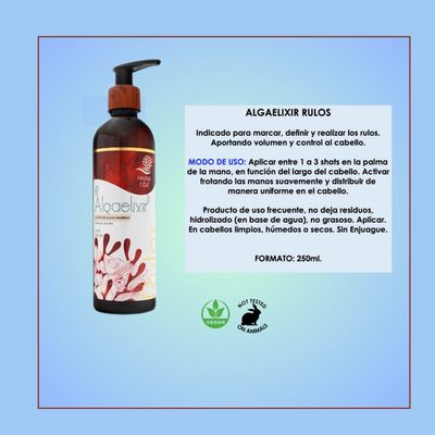 Imagen 2 del producto Locion Rulos Algaelixir 250 Ml