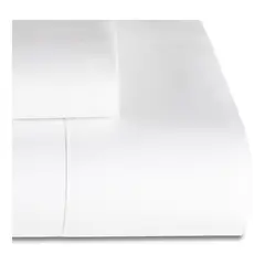 GENERICO - Juego De Sábanas Blanca Lisa 200 Hilos Super King