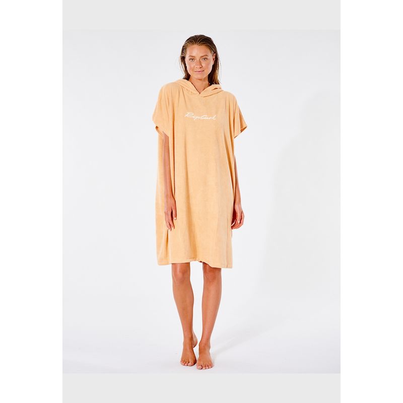 RIP CURL - Toalla SCRIPT HOODED TOWEL Mujer Naranja Rip Curl RIP CURL
