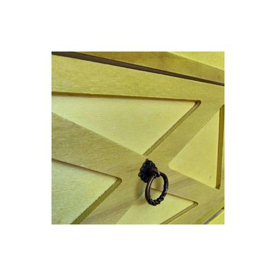 Imagen 2 del producto Velador cajonera alta en color mostaza