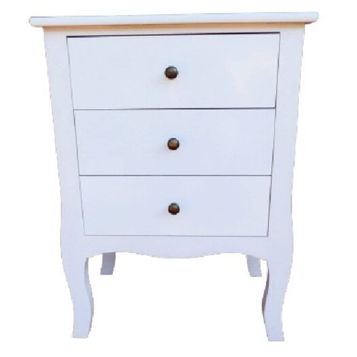 INTERACTIVE STORE - Velador lacado 3 cajones