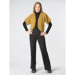 BOUS - Chaqueta Lana Mostaza
