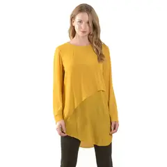 BOUS - Blusa Larga Italiana Amarillo