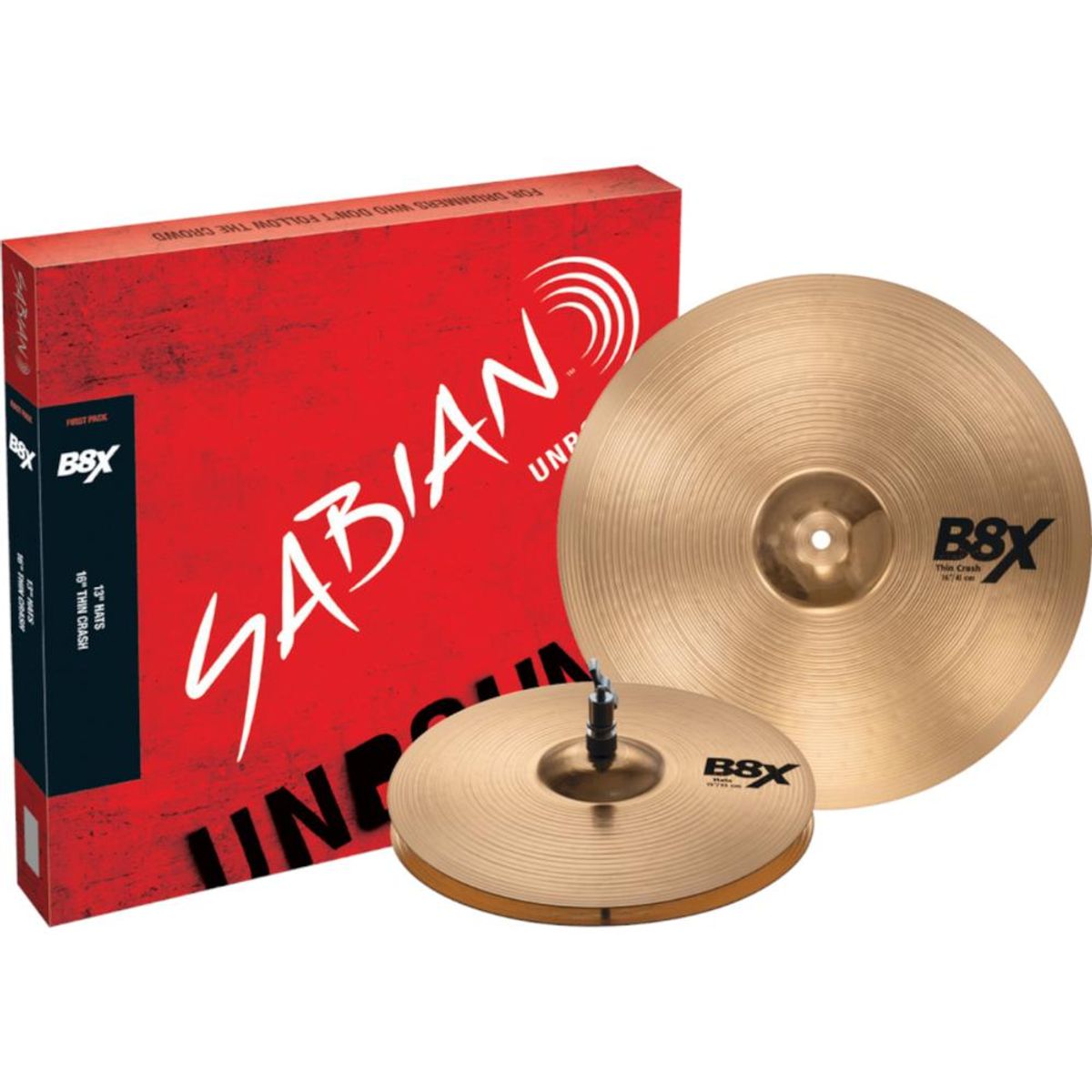 SABIAN - Pack Platillos Bateria Sabian B8X First Pack (13) (45001X).