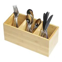 HBT - Caja Multiproposito Bambu Natural 30x13x14 cm