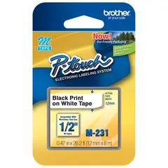BROTHER - Cinta Rotuladora M231 - Blanco