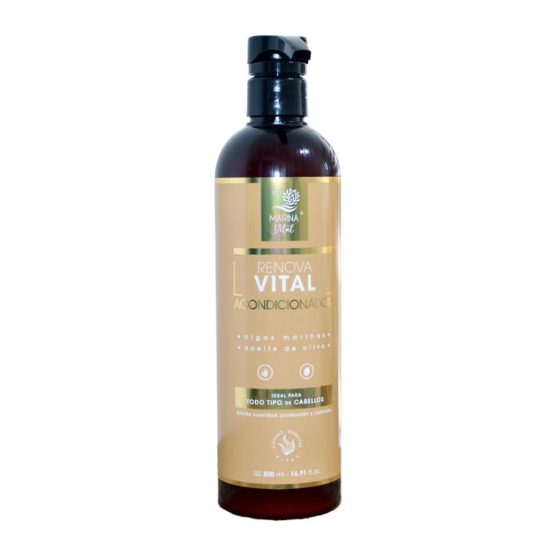 MARINA VITAL - Acondicionador Marina Vital Algas Marinas Aceite de Oliva 500 Ml