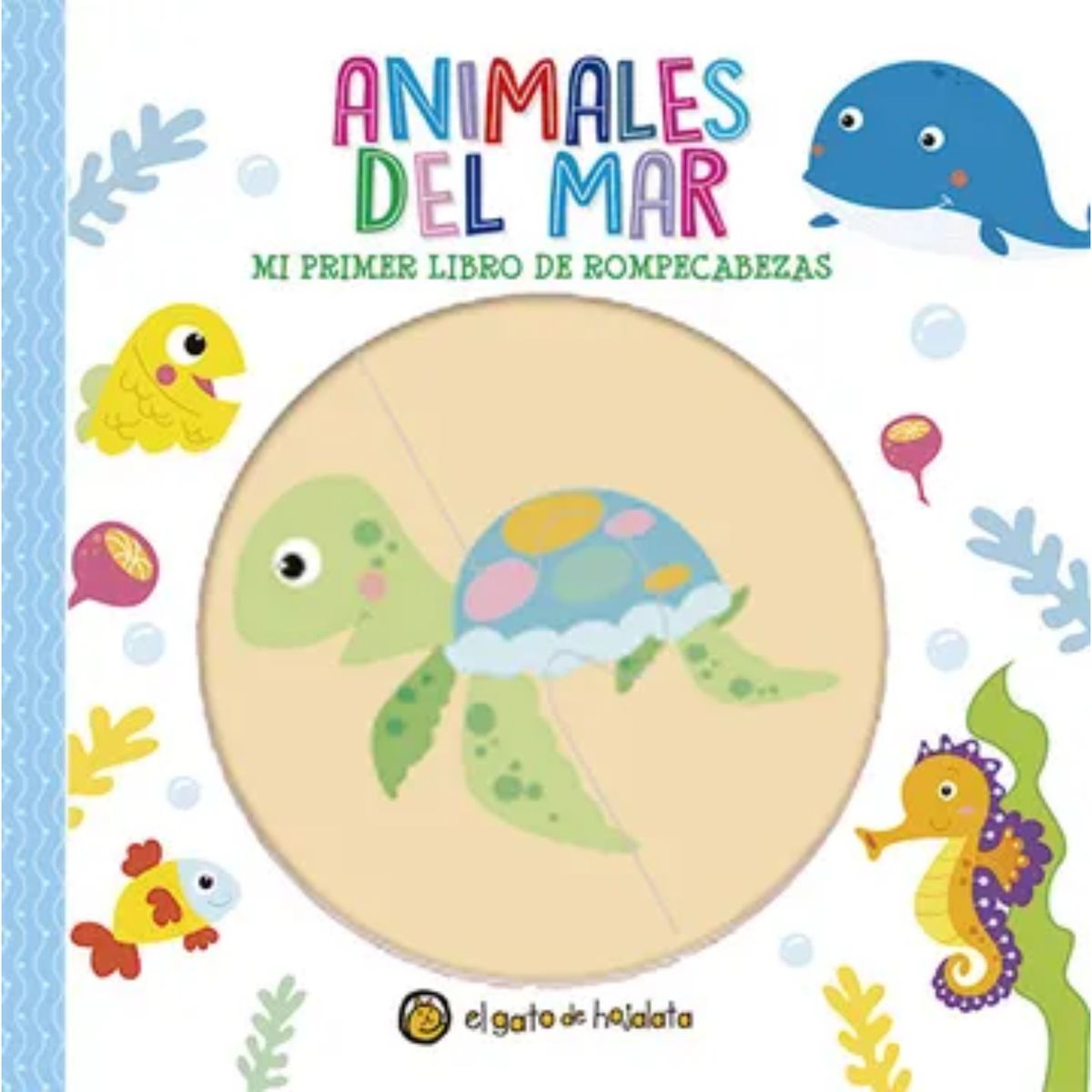 EL GATO DE HOJALATA - Animales Del Mar - Mi Primer Libro De Rompecabeza