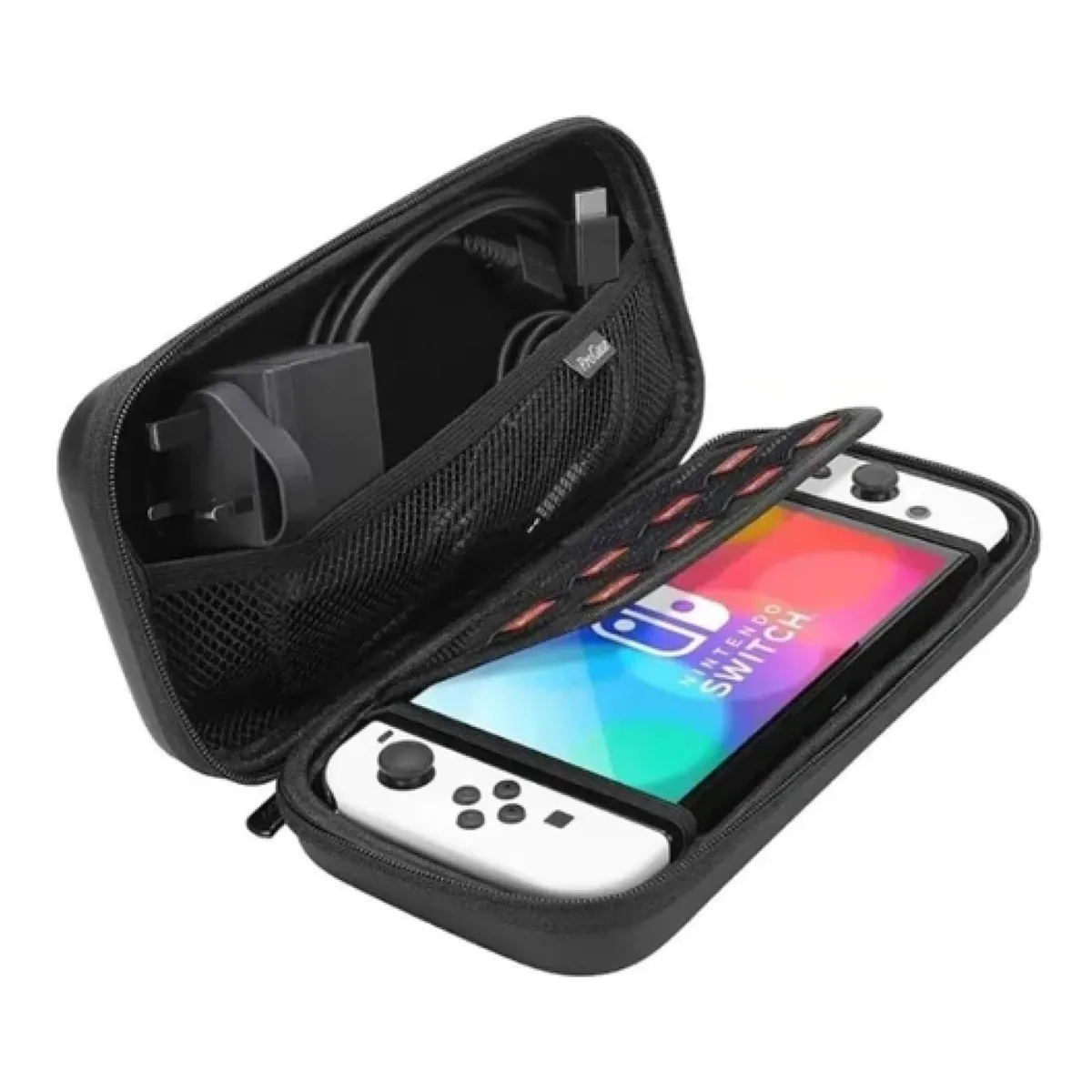 TECNOLAB - Funda Portatil Protectora Nintendo Switch Negro Tecnolab