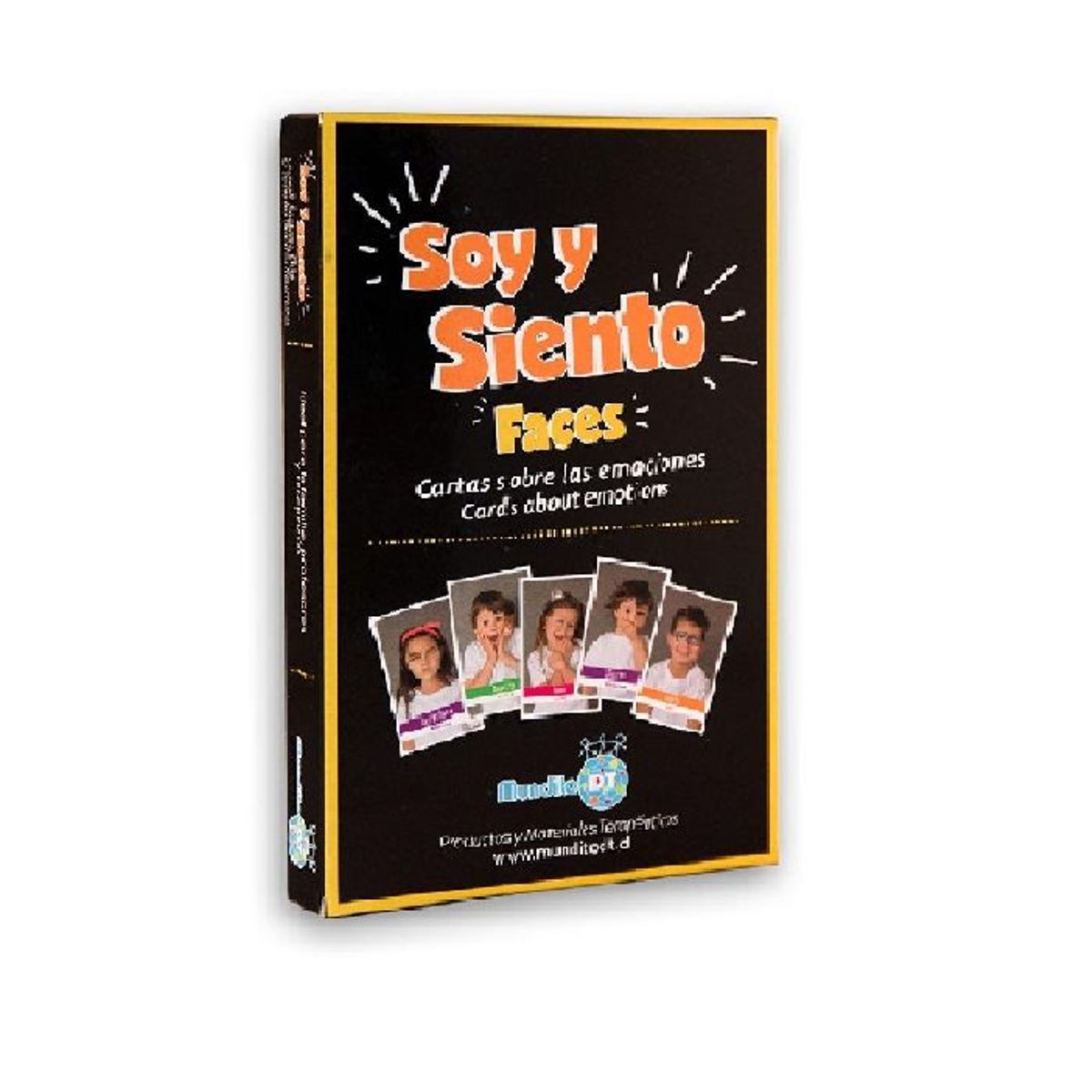 MUNDITO DT - SOY SIENTO FACES JUEGO DE CARTAS