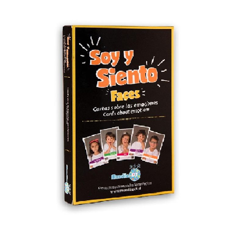 MUNDITO DT - SOY SIENTO FACES JUEGO DE CARTAS