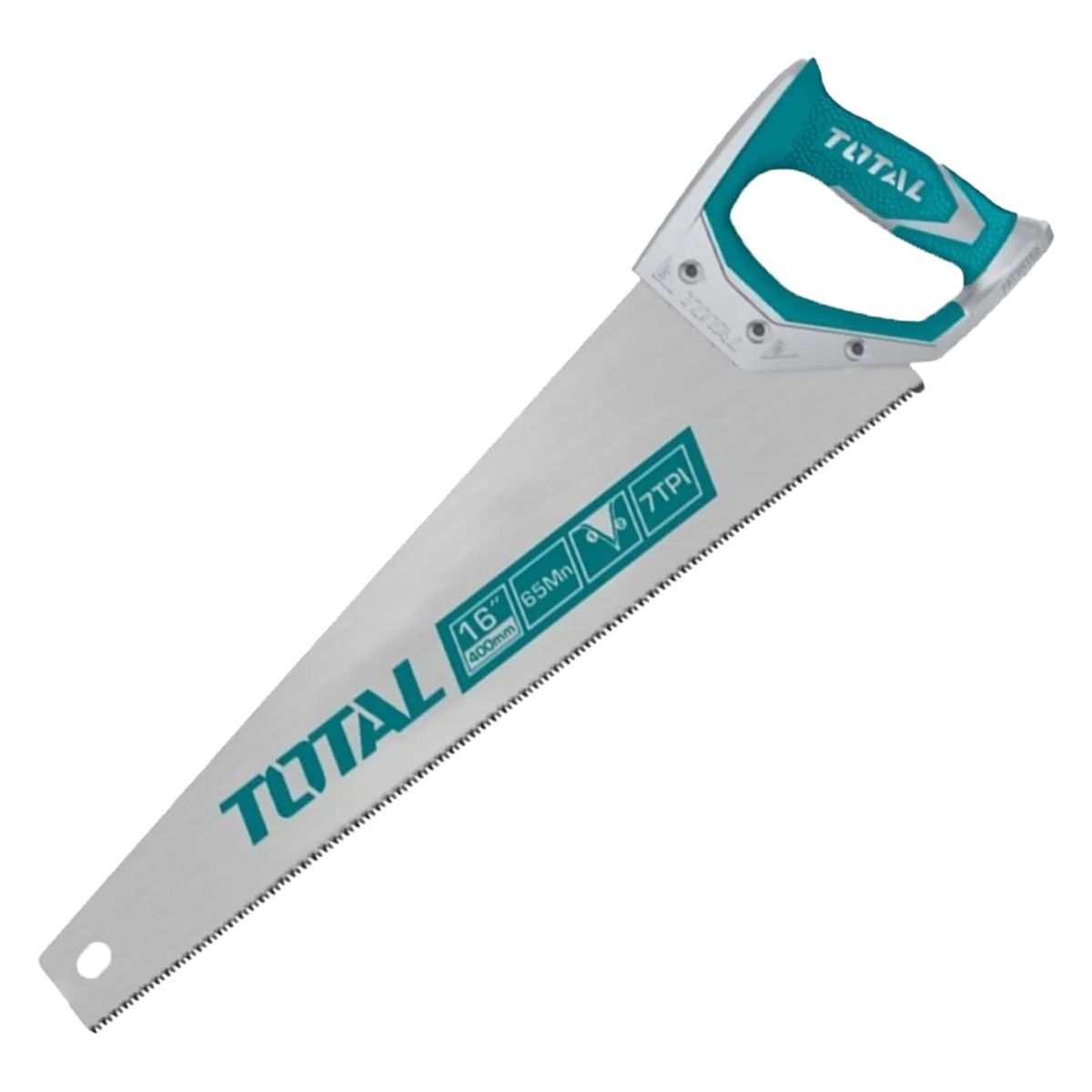 TOTAL TOOLS - Serrucho Carpintero Con Mango De Fibra 16 Pulgadas