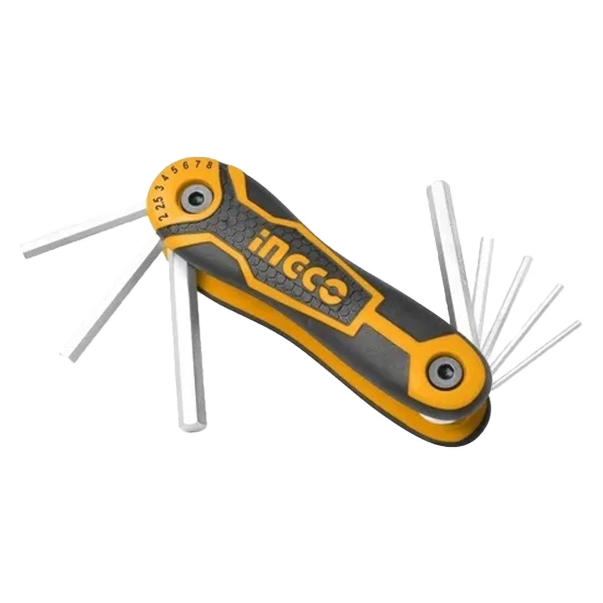 INGCO - Juego Llaves Allen Hexagonales 2-8mm