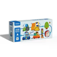MIDEER - Encaje De Figuras Con Lazo - Temática Medios de Transporte