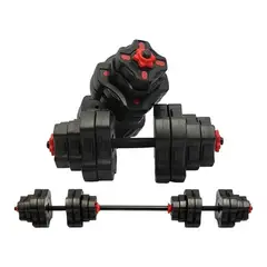 SDFIT - Pack 30 kg mancuernas + Unión barra vinyl deluxe Ds122-30