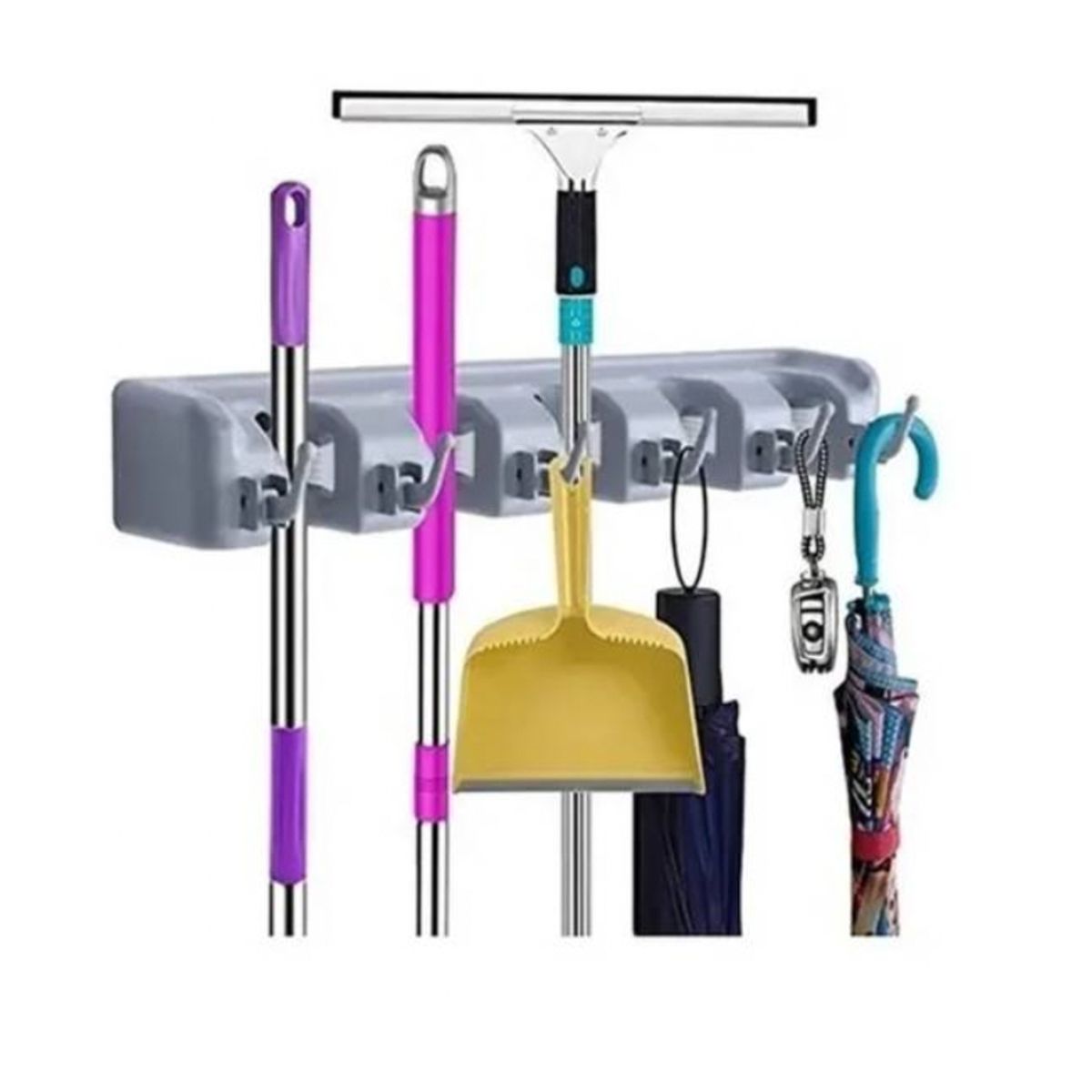 GENERICO - Organizador De Escobas Y Útiles De Aseo