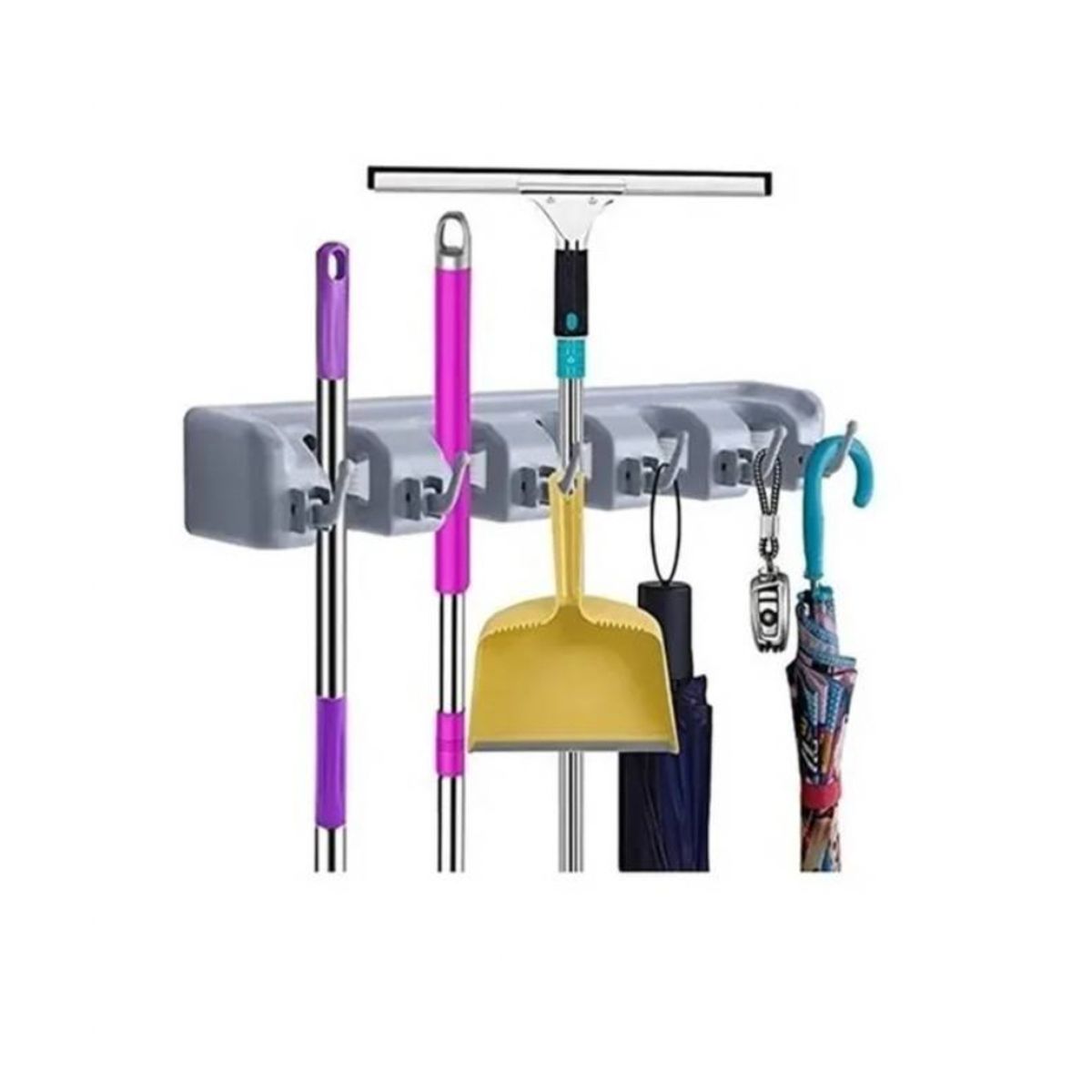 GENERICO - Organizador De Escobas Y Útiles De Aseo