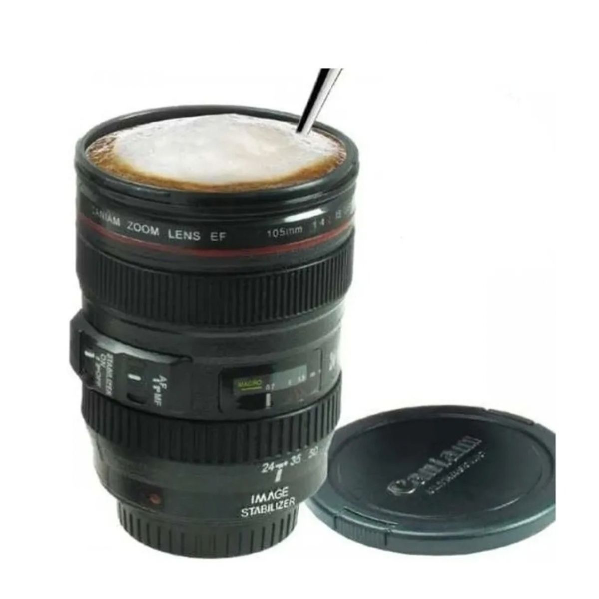 GENERICO - Tazón Taza Mug Vaso Con Forma De Lente Cámara Fotográfica