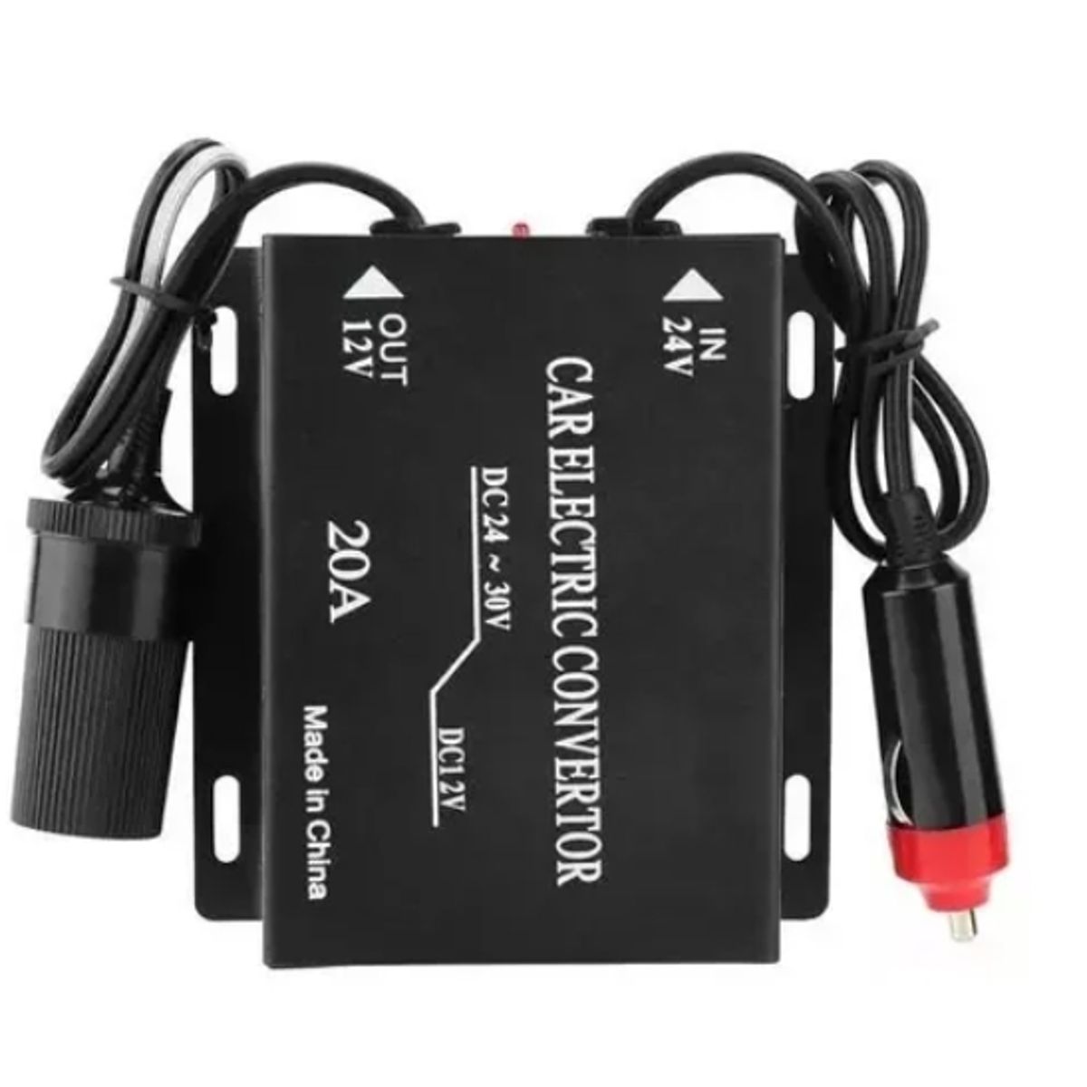 ESHOPANGIE - Inversor Convertidor Dc-dc 24v To 12v 20a Encendedor