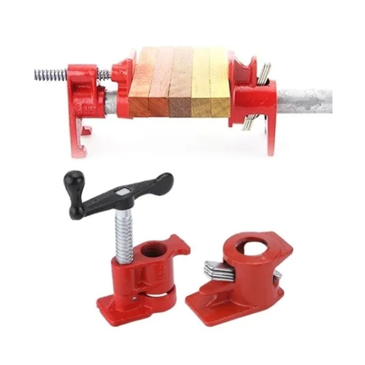 ESHOPANGIE - Set De 2 Prensas Sargento De Tubo De 3/4