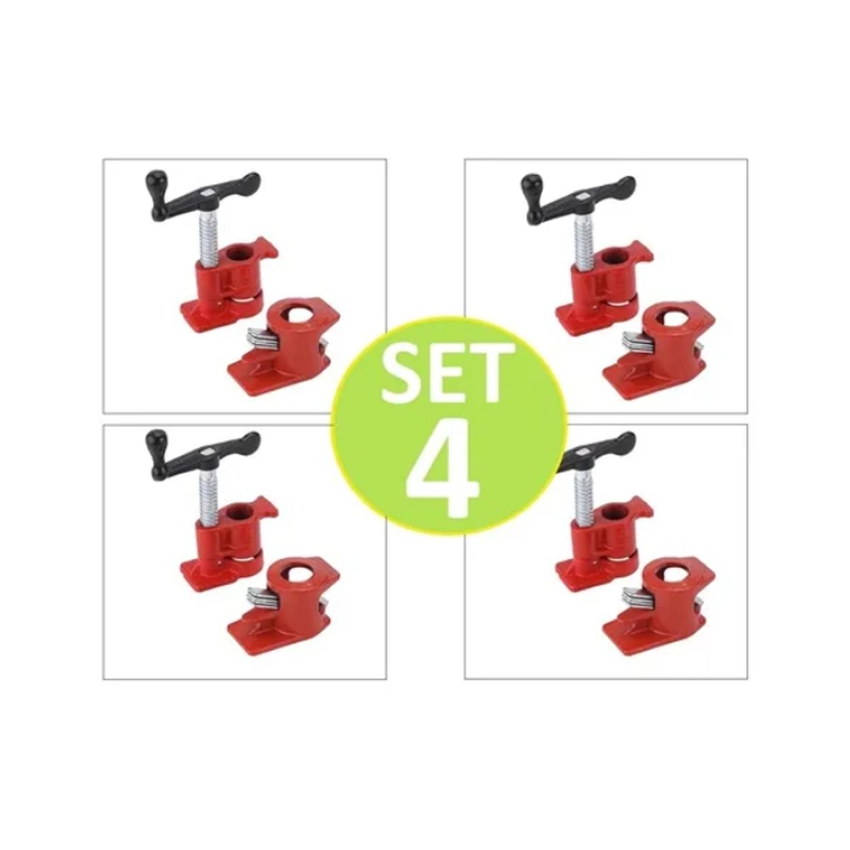 ESHOPANGIE - Set De 4 Prensas Sargento De Tubo De 3/4