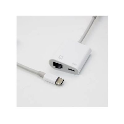 Imagen 2 del producto Adaptador Usb Tipo C A Lan Gigabit Ethernet 10/ 100/ 1000 Mbps