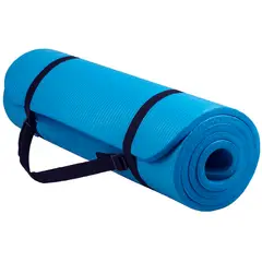 BASKO FITNESS - Mat Yoga 10 Mm Pilates Grueso Azul