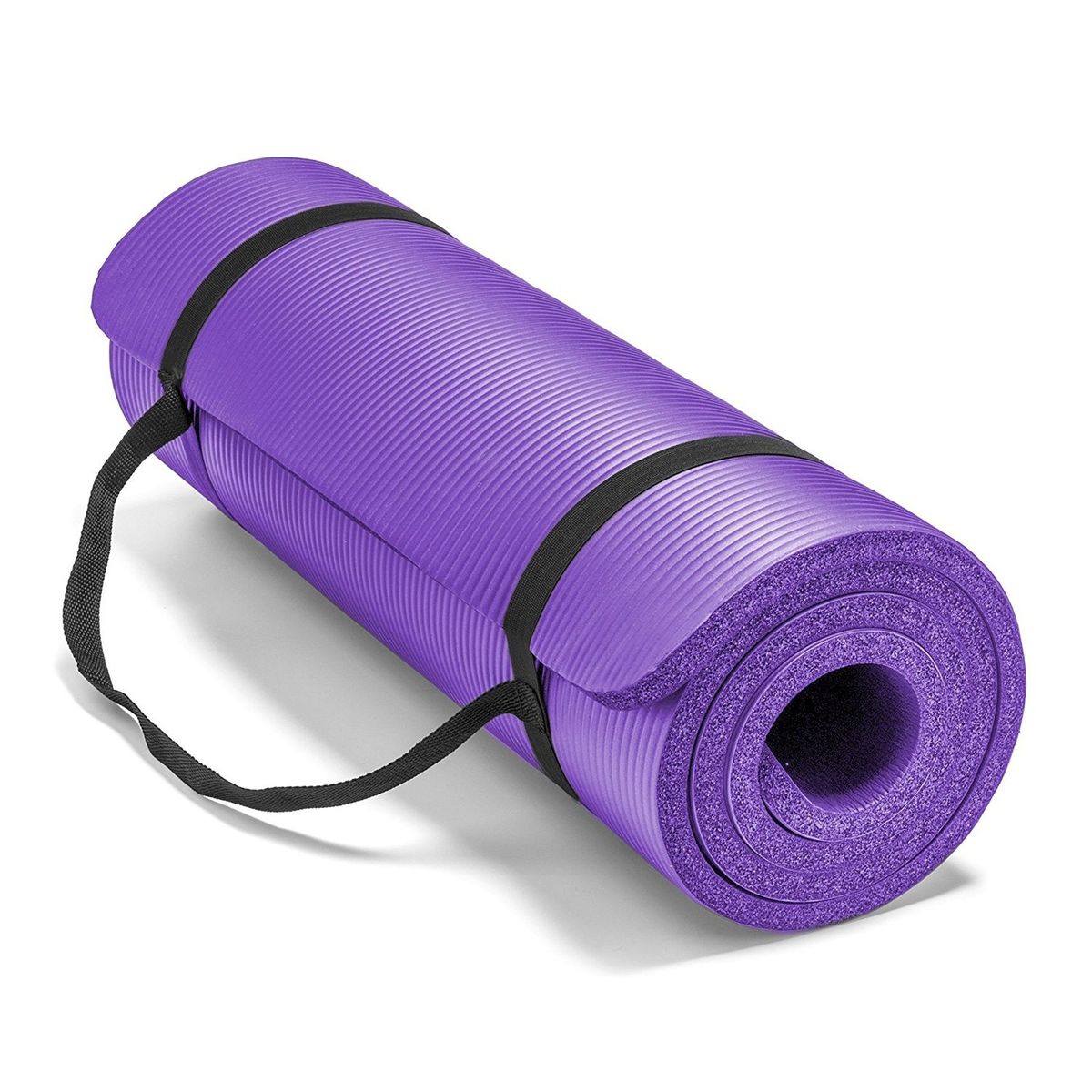 BASKO FITNESS - Mat Yoga 10 Mm Pilates Grueso Morado