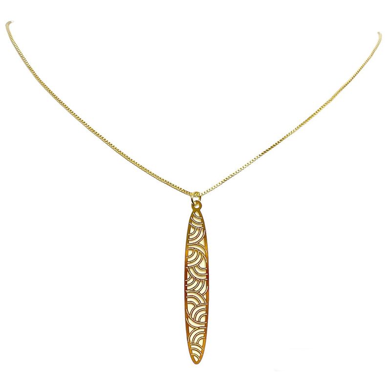 ANDREA COGGIOLA JOYAS - Collar Olimpia Enchapado Oro 18K