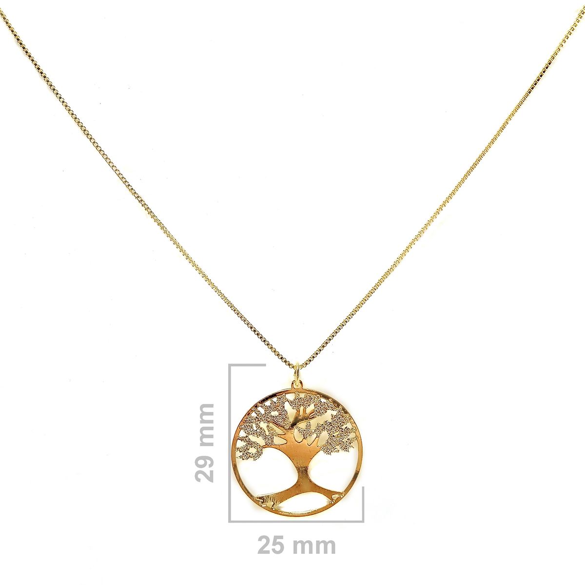 COGGIOLA - Collar Árbol 50CM Enchapado Oro 18K