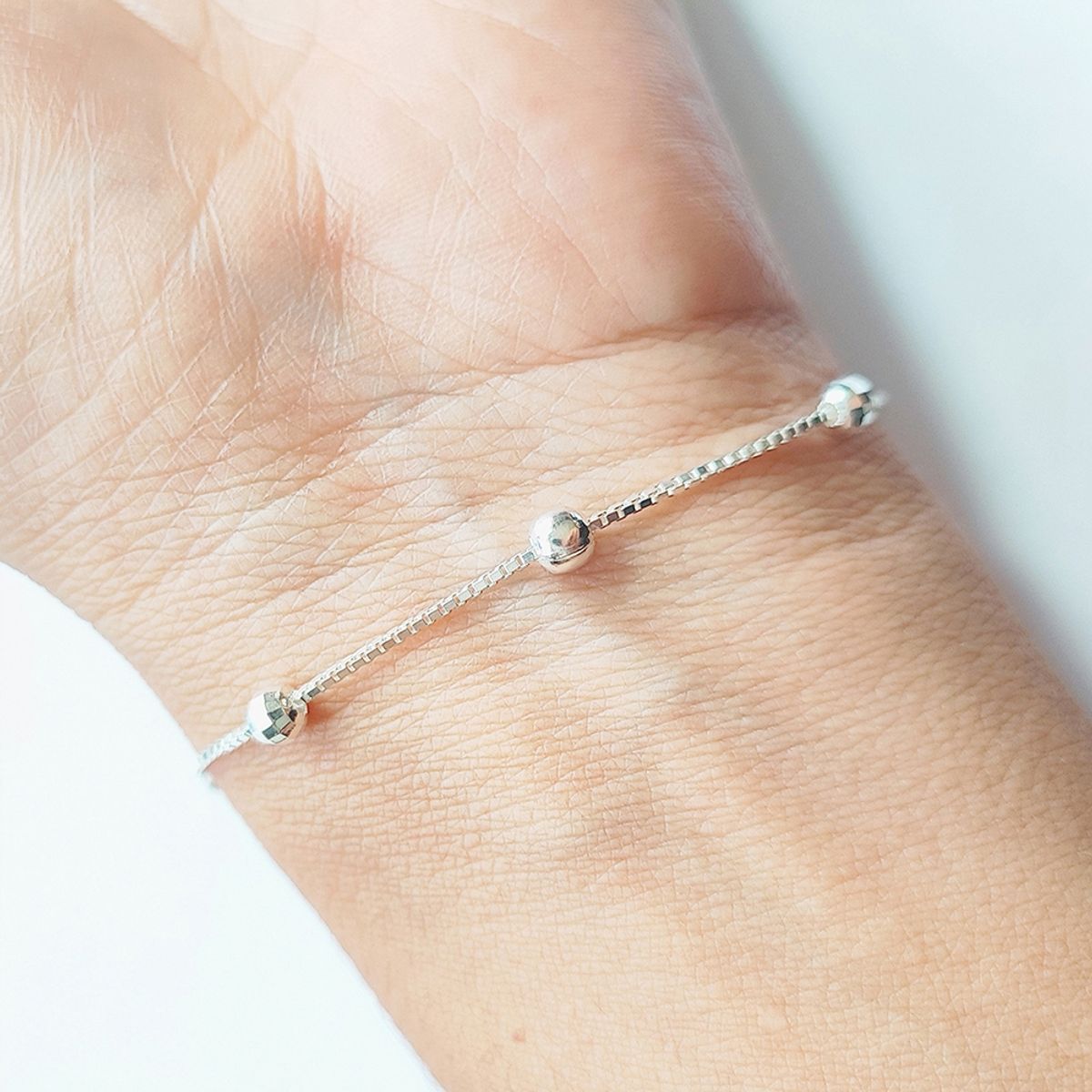 COGGIOLA - Pulsera Bolitas Plata Fina 925