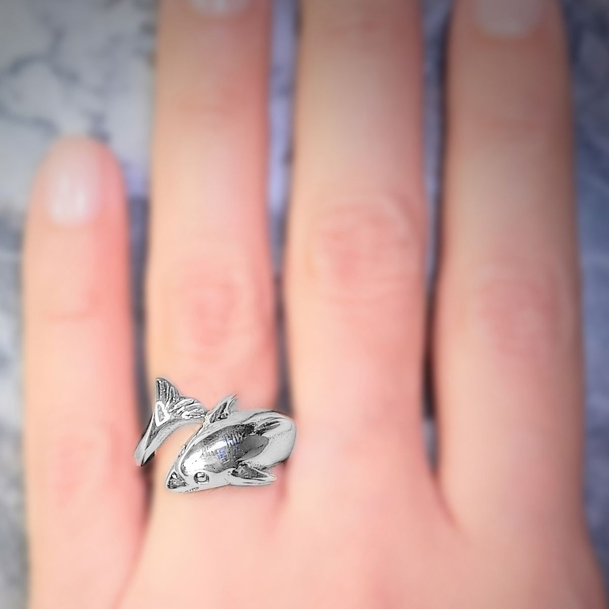 COGGIOLA - Anillo Delfín #14 Plata Fina 925