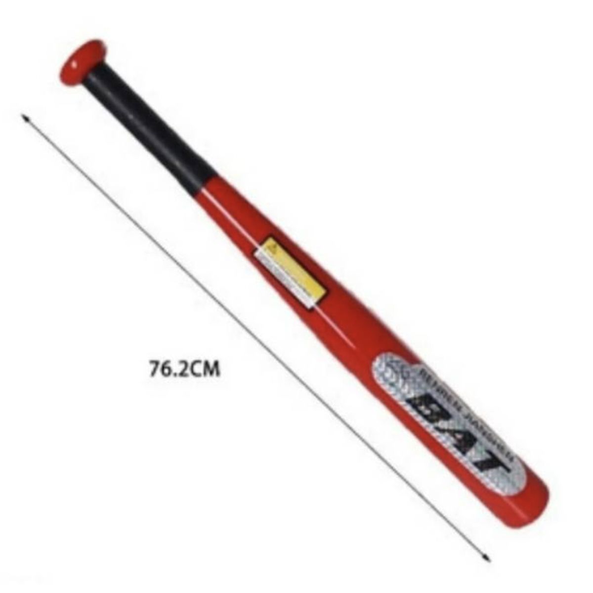 GENERICO - Bate De Aluminio De Adulto De 75 Cms rojo
