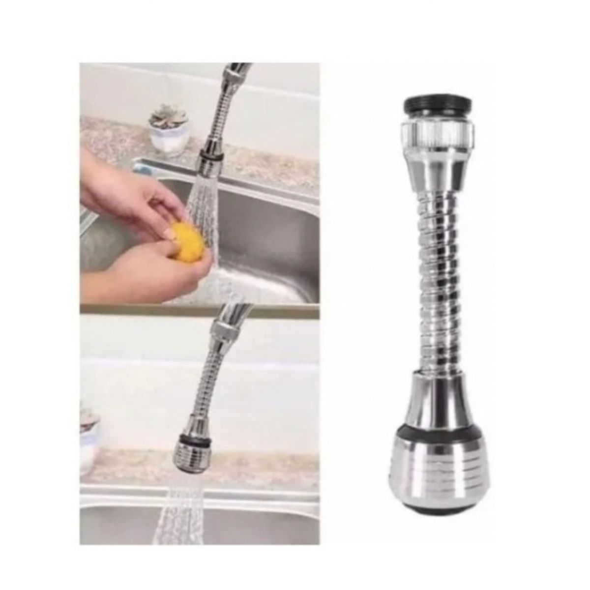 GENERICO - Lavaplatos Filtro Difusor Grifo Flexible De Agua