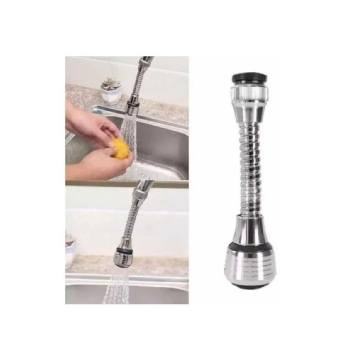 GENERICO - Lavaplatos Filtro Difusor Grifo Flexible De Agua