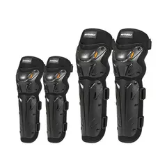 MOTOWOLF - Pack Rodilleras y Coderas Largas para moto 1010