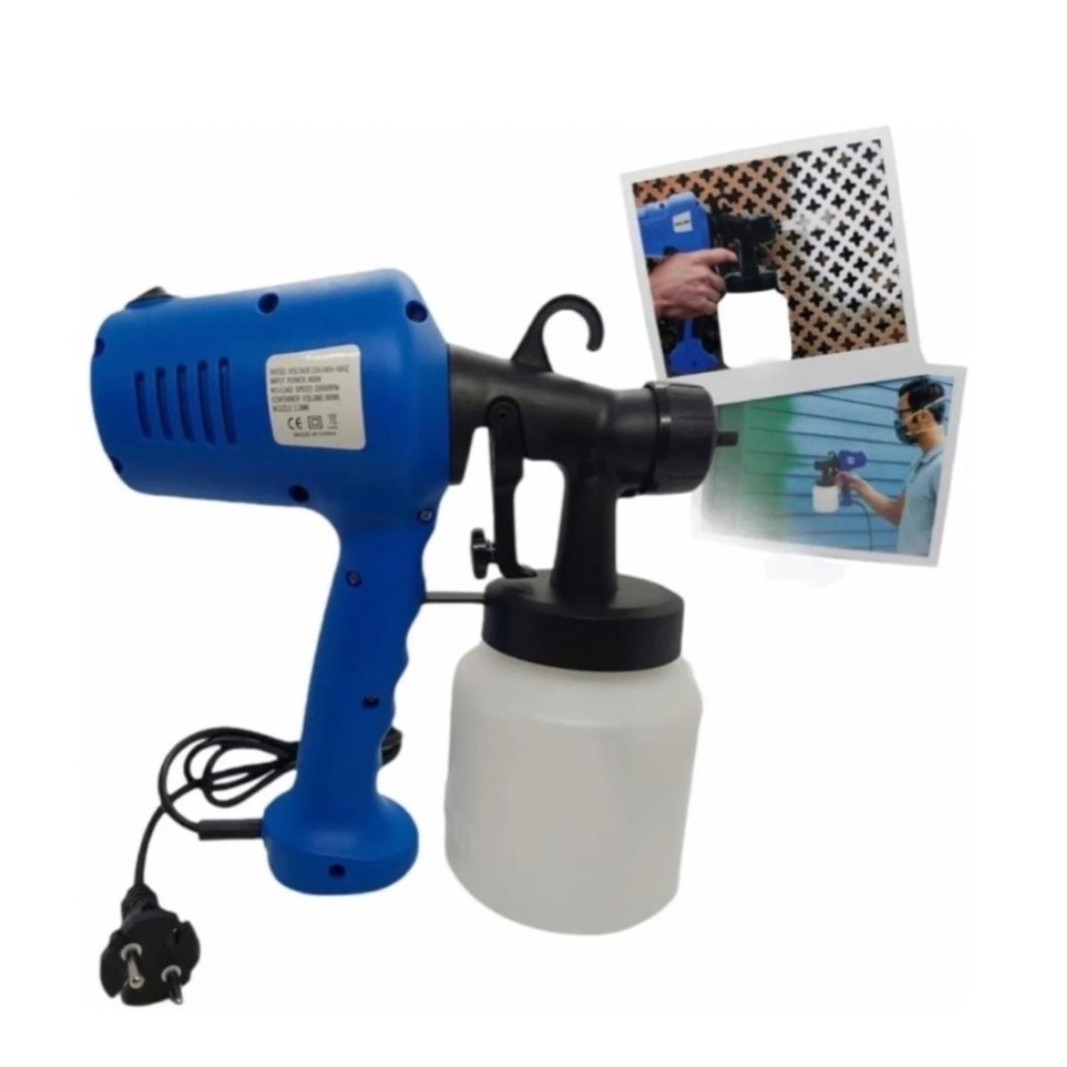 GENERICO - Pulverizadora Eléctrica para Pintar con compresor