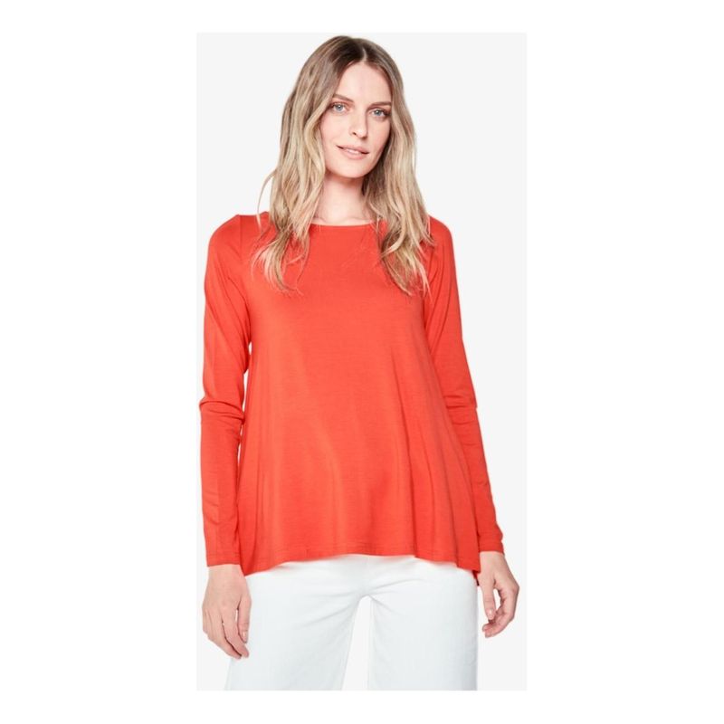 JACINTA TIENDA - Polera Bianca Campana coral Jacinta Tienda