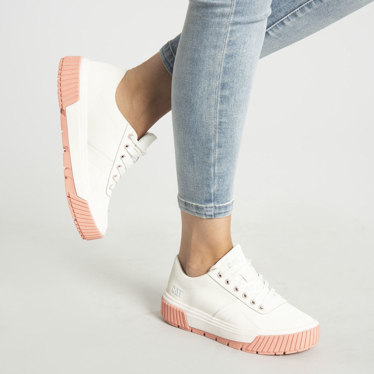 CAT - Zapatilla Mujer Amp Blanco CAT