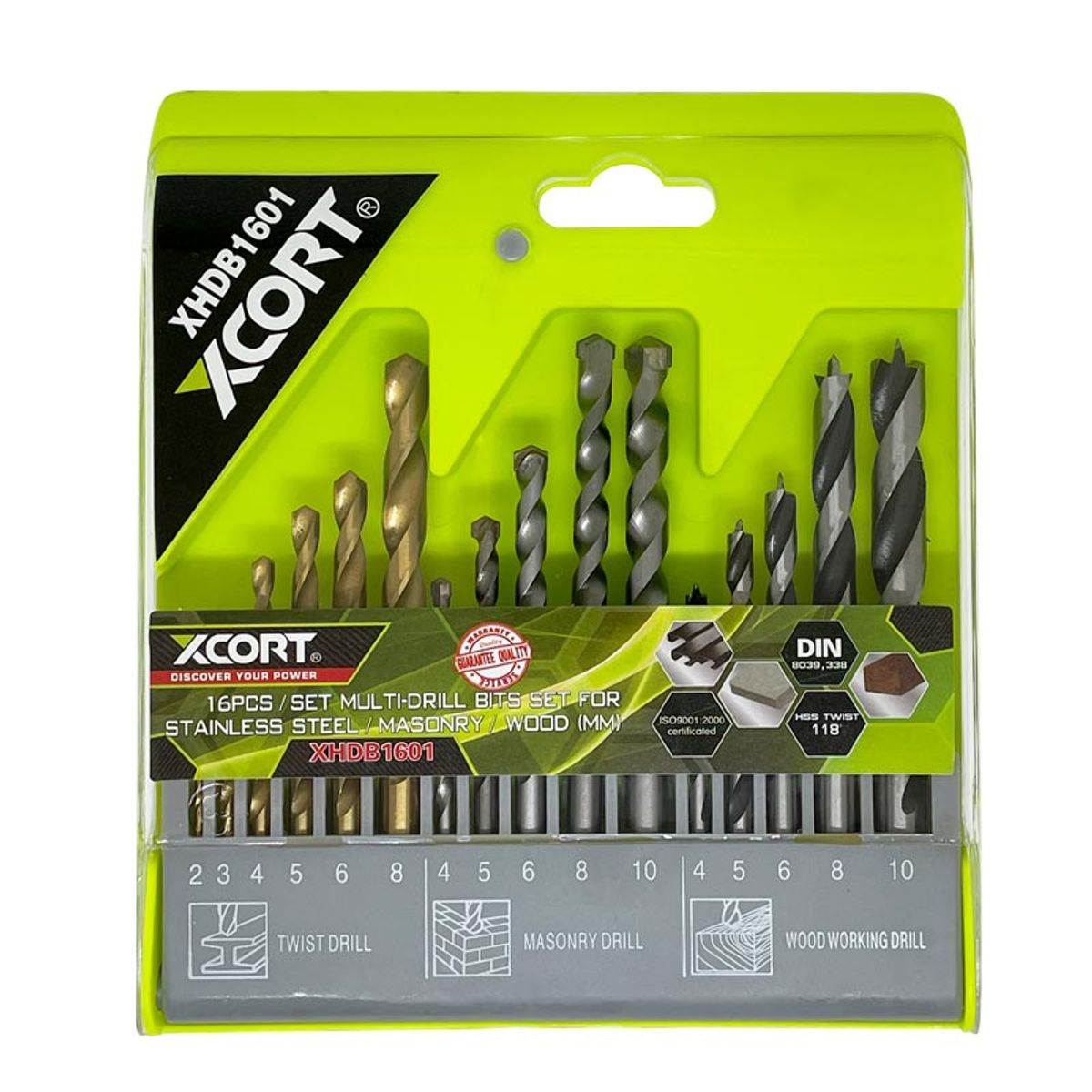 XCORT - Set de Brocas 16 Pcs XCORT®