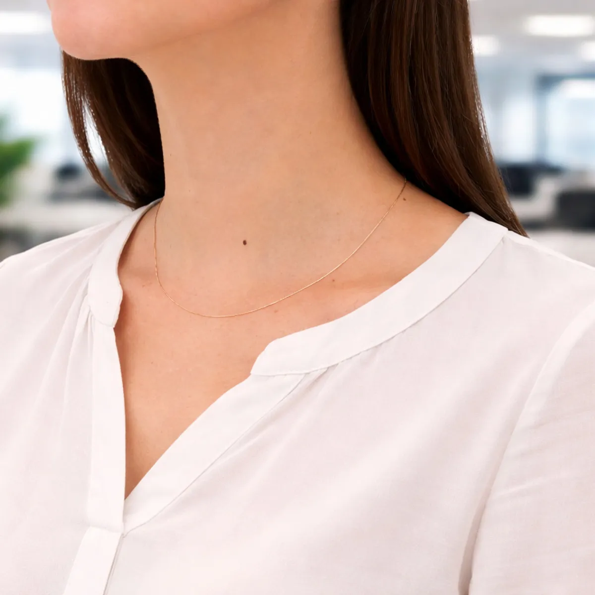 JOYAS MYTOKE - Cadena Veneciana Oro Italiano 750 18 Kilates Amarillo Mujer