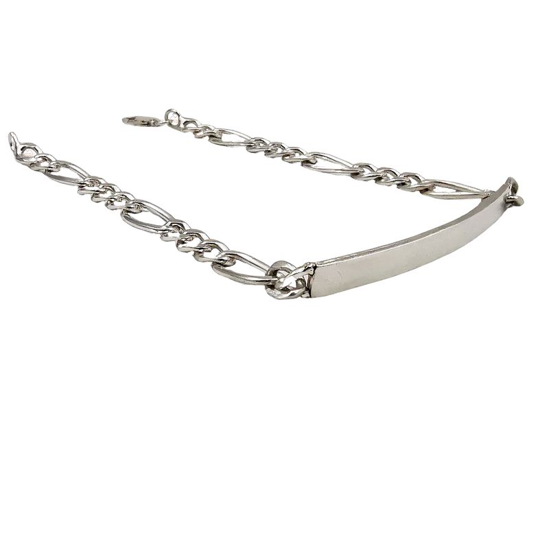 JOYAS MYTOKE - Pulsera Piocha Figaro Plata Nacional 980 Juvenil Hombre