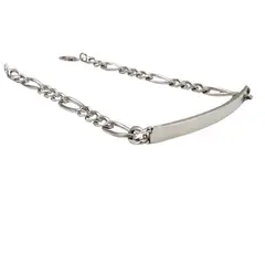 JOYAS MYTOKE - Pulsera Piocha Figaro Plata Nacional 980 Juvenil Hombre