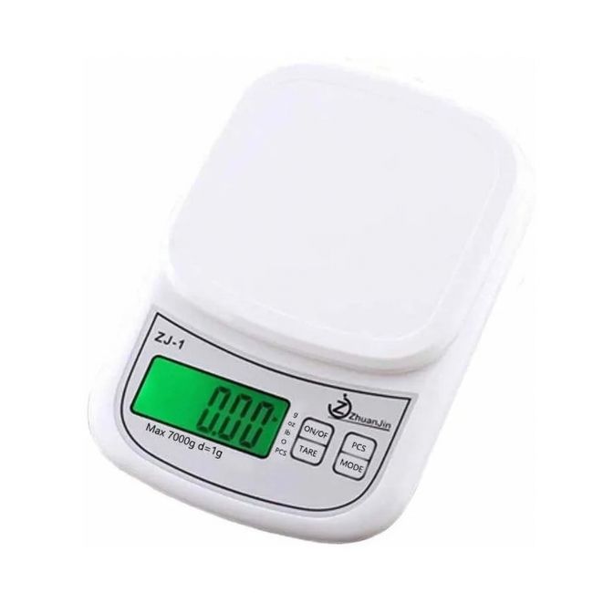 GENERICO - Balanza Pesa Digital Cocina 7 Kilos, Incluye Pilas