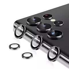 GENERICO - Protector De Lentes Para Samsung S22 Ultra - Negro