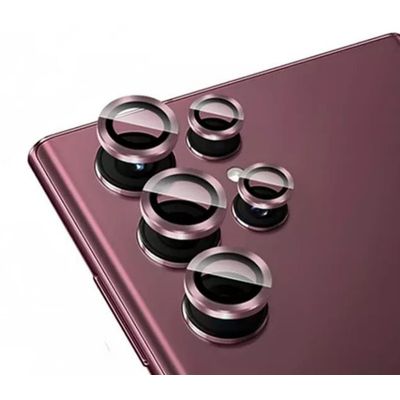 Imagen 2 del producto Protector De Lentes Para Samsung S22 Ultra - Rojo