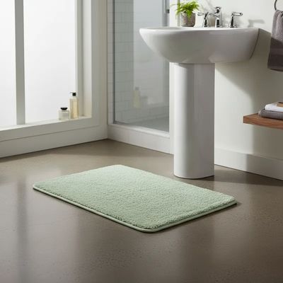 Imagen 2 del producto Piso Alfombra de Baño Verde Agua 40x60