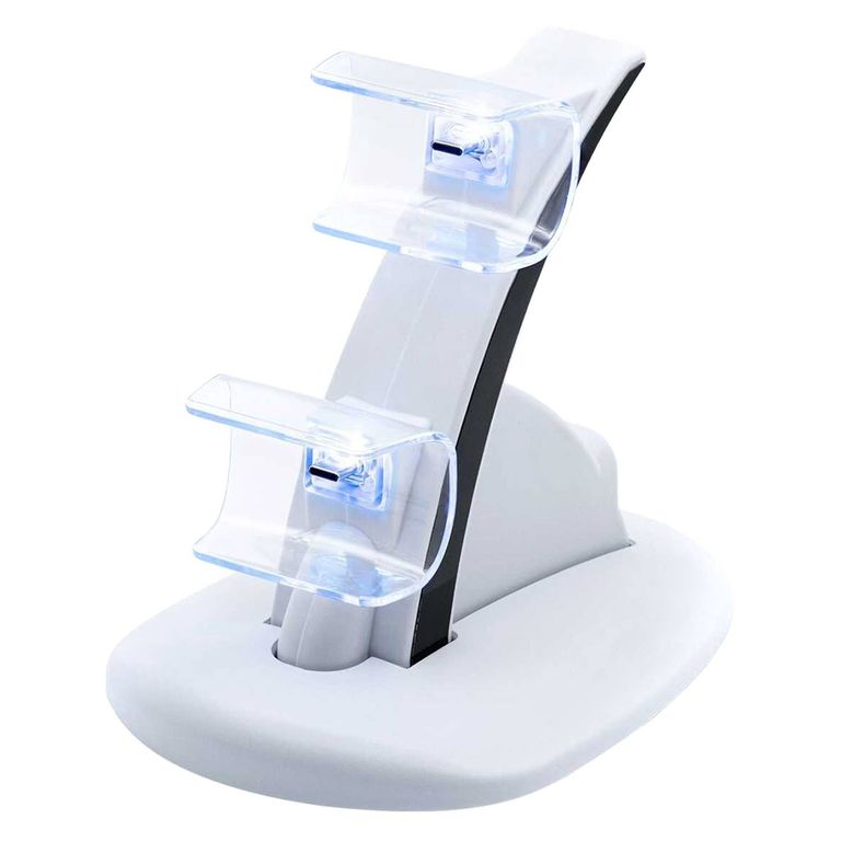 ACTUAL Base de Carga Controles Play Station 5 con Indicador Led